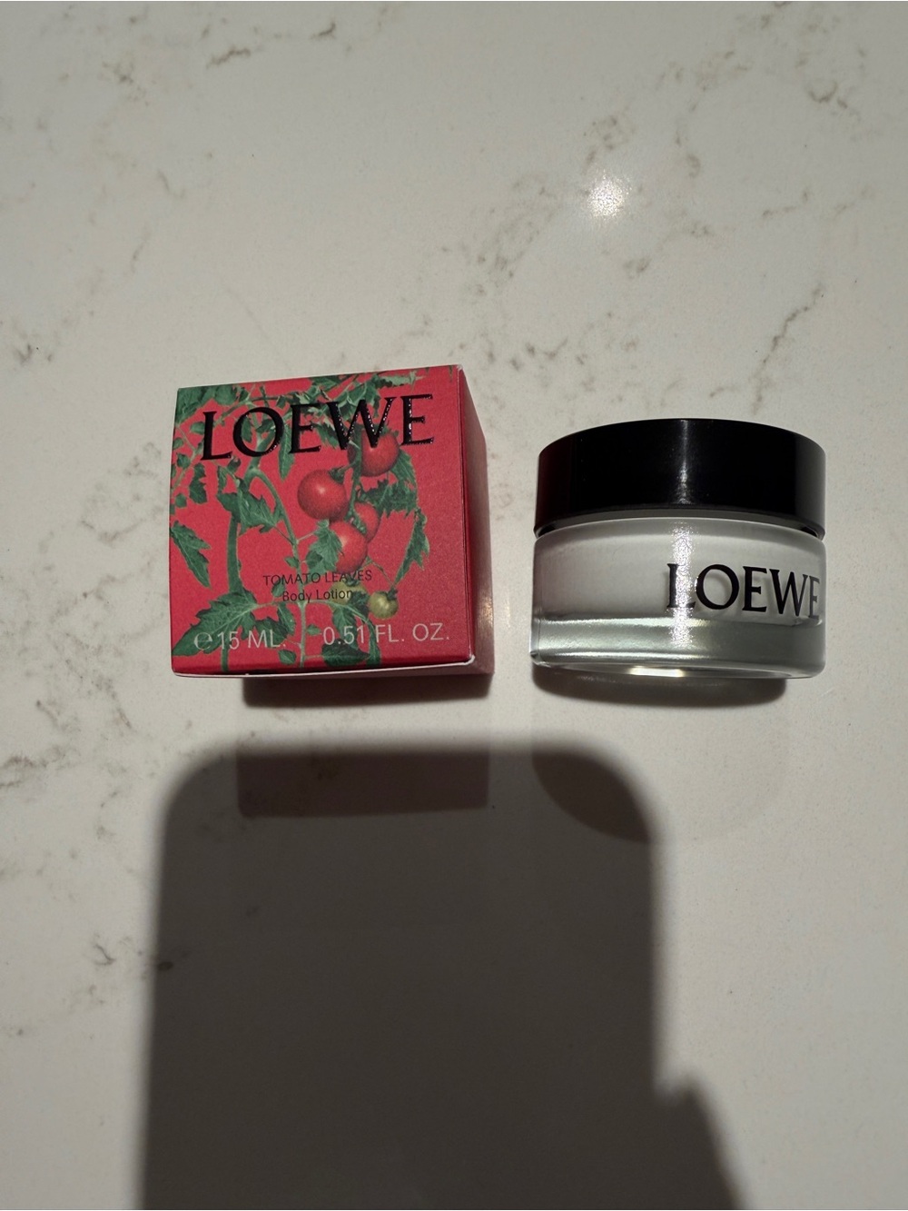 Loewe Tomato Leaves Mini Body Cream - Red, Green, Black, White